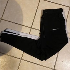Alphalete striped joggers